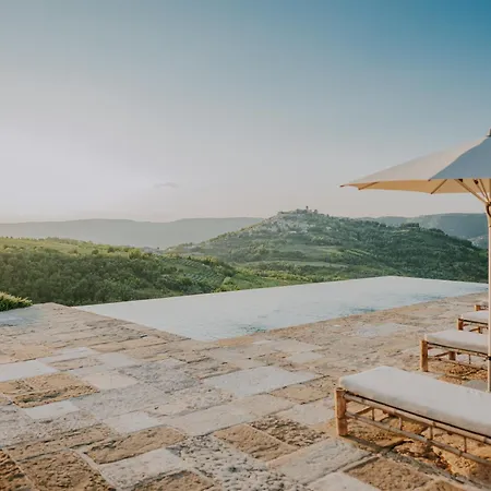 Luxury Estate With 6 Hectares Land Near Hilltop Town Motovun Villa